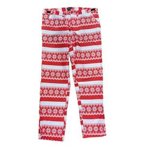 Life of the Party Men’s XL Christmas Pants and Matching Tie NWOT🎄🎄🎄